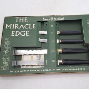 Crown Sheffield 4 Knife Set -Woodlyn